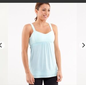 Lululemon Run: Back On Track TankHeathered Aquamarine